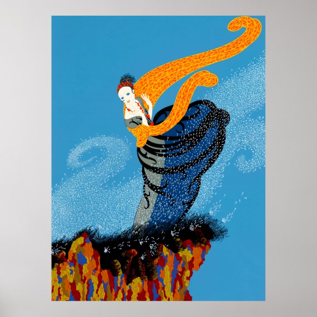 Erté - Sommerfrische Poster (Vorne)