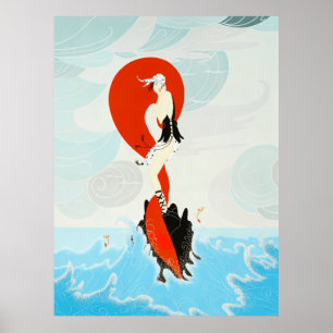 Erté - Stranded Poster