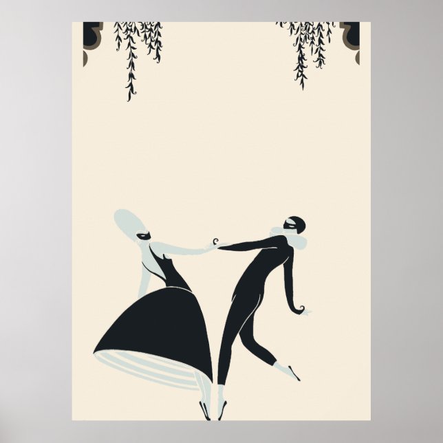 Erté - Tanzfiguren Poster (Vorne)