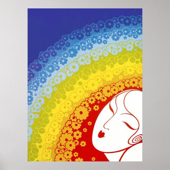 Erté - The 20ties Remembered Suite, Regenbogen Poster (Vorne)
