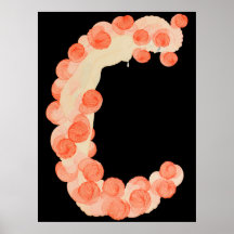 Erté - The Letter C von der Alphabet Suite, 1976