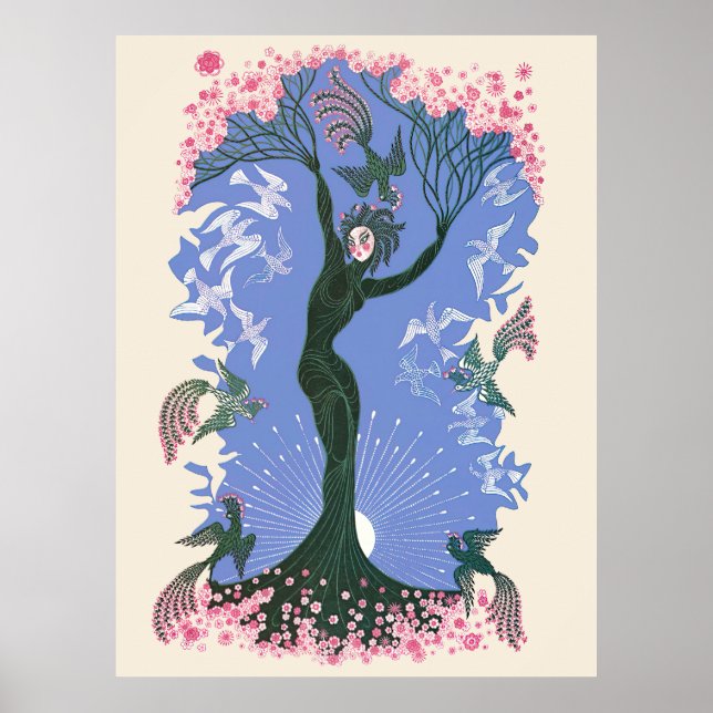 Erté - The Seasons, Spring, 1970 Poster (Vorne)