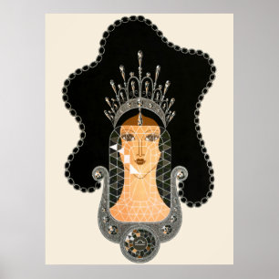 Erté - The Wertvoll Stones Suite, Sapphire, 1969 Poster