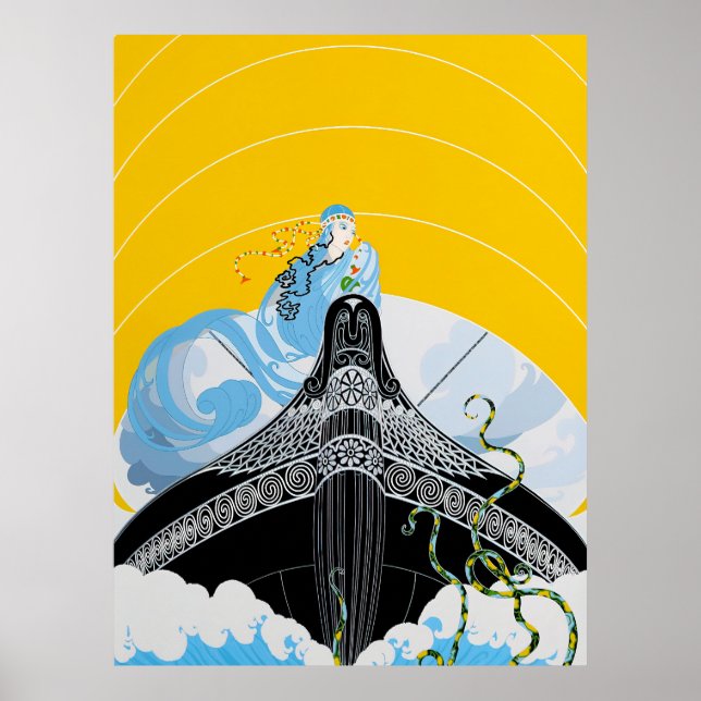 Erté - Überraschungen am Meer Poster (Vorne)