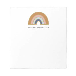 Erthy Bohemisch Rainbow Individuelle Name Notizblock
