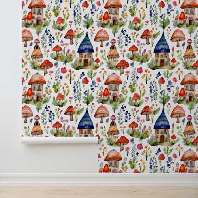 Erthy Colors Whimsical Hütte Core Tapete (Anwendung)