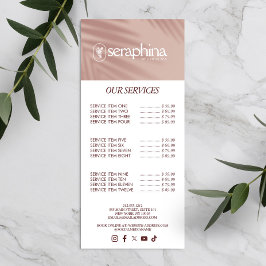 Erthy Elegance Logo Beauty, Wellness, Wellness-Cen Werbekarte