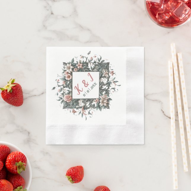 Erthy Floral Valley Serviette (Beispiel)