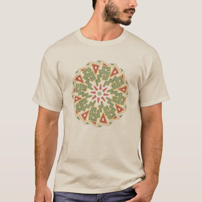 erthy mandala T - Shirt (Vorderseite)