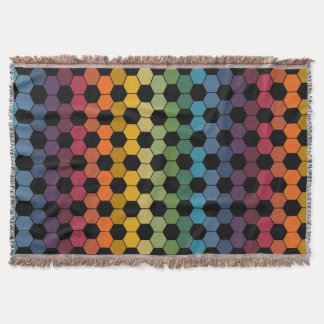 Erthy Rainbow Soccball print Decke