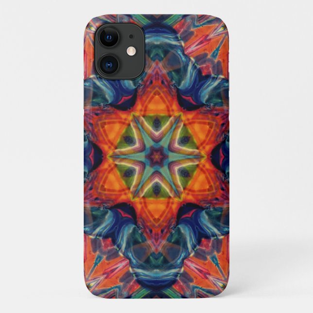 Erthy Warm Energy Kaleidoscope Gradient Case-Mate iPhone Hülle (Rückseite)