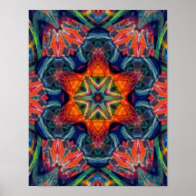 Erthy Warm Energy Kaleidoscope Gradient