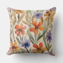 Erthy Wildblume Colorful Blumendruck