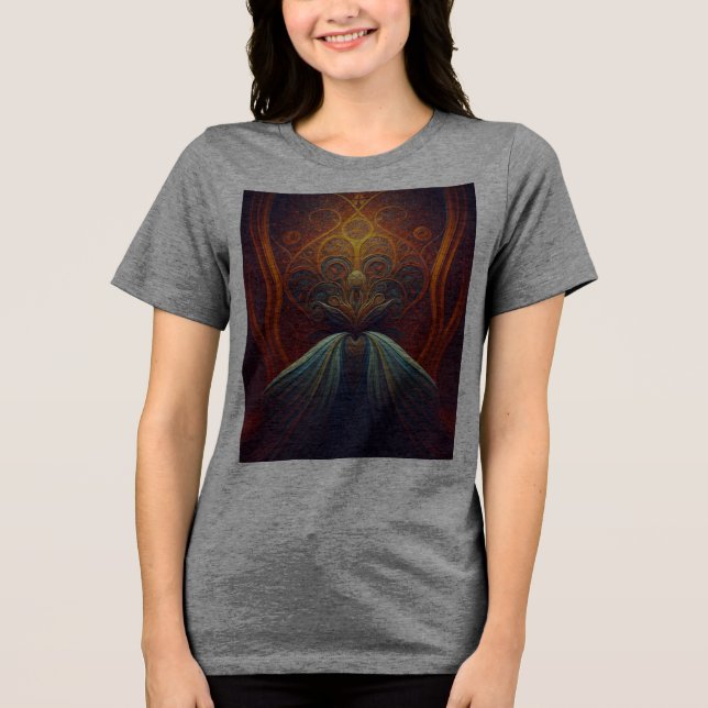 Ertrag Tri-Blend Shirt (Vorderseite)