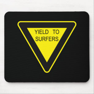 ERTRAG ZUM SURFER-ZEICHEN MOUSEPAD