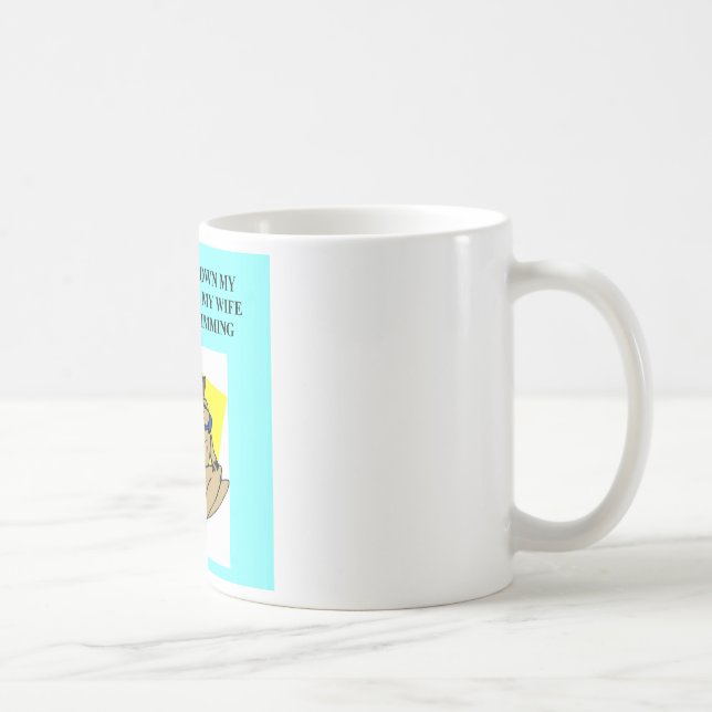 Ertrinken Ihrer Probleme Tasse (Rechts)