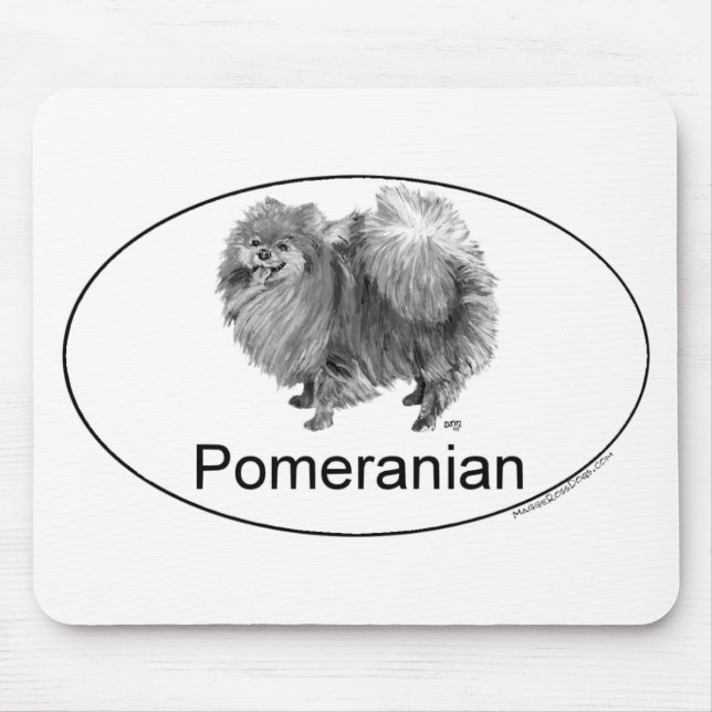 Eruo Spitz Dog Mousepad (Vorne)