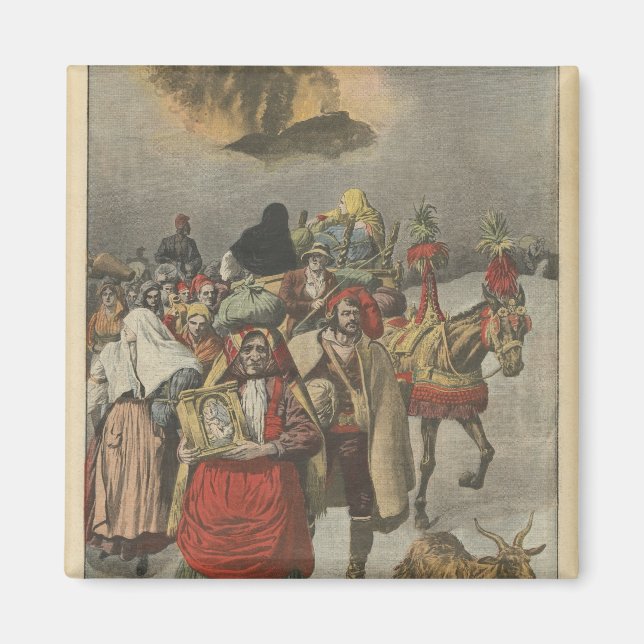 Eruption des Ätna Magnet (Vorne)