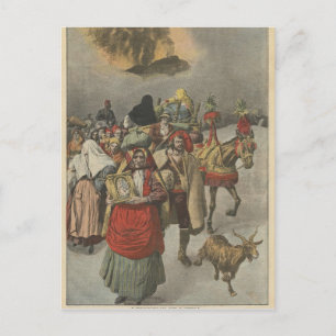 Eruption des Ätna Postkarte