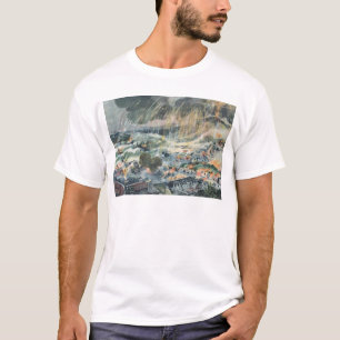 Eruption eines Vulkans auf Martinique T-Shirt
