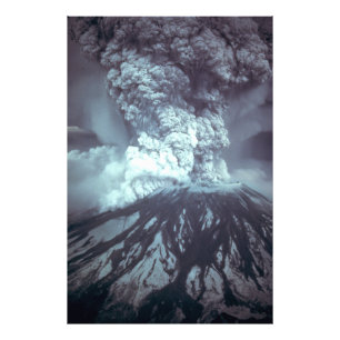 Eruption vom Mount Saint Helens Stratovolcano 1980 Fotodruck