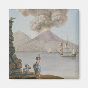 Eruption von Vesuv, am Montag, den 9. August 1779, Magnet