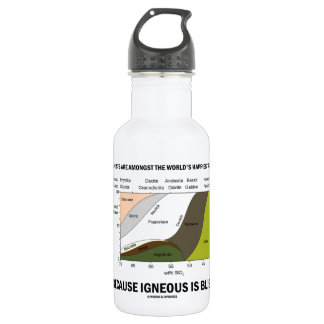 Eruptiv die Geologe-glücklichsten Leute sind Glück Edelstahlflasche