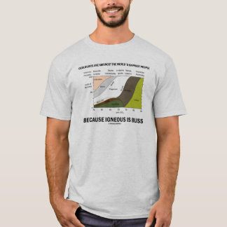 Eruptiv die Geologe-glücklichsten Leute sind Glück T-Shirt