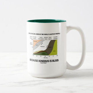 Eruptiv die Geologe-glücklichsten Leute sind Glück Zweifarbige Tasse