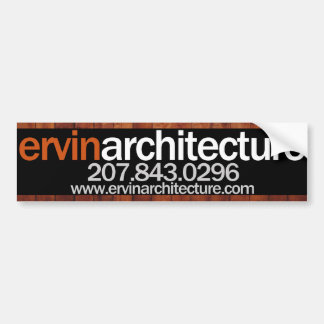 Ervin Architektur-Autoaufkleber Autoaufkleber