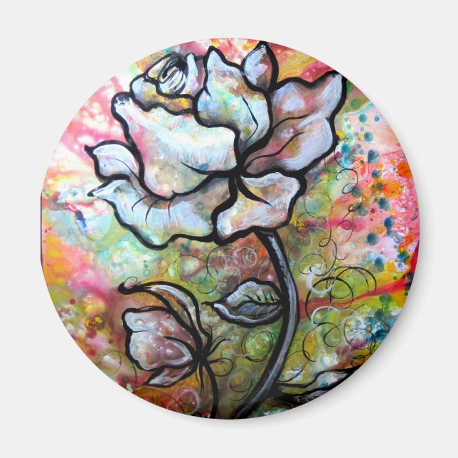 Erwachen, ein zeichn von Shadia Zayed Magnet (Vorne)