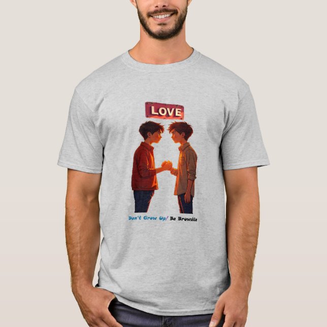 Erwachsen Sie keine Bruderschaft T-Shirt (Vorderseite)