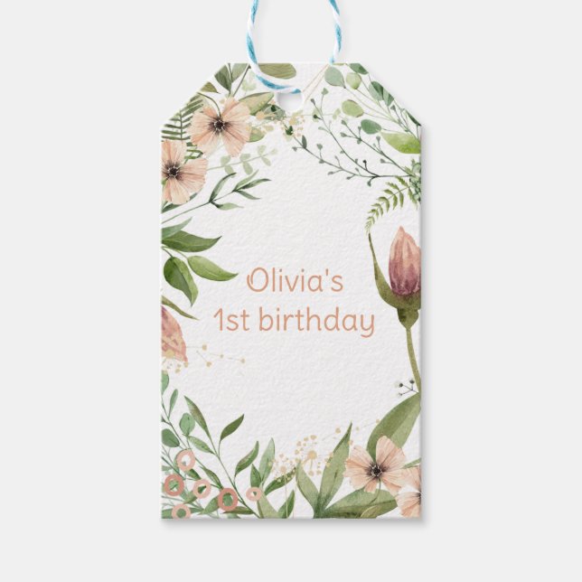 Erwachsen wie ein Unkrautgeburt, Geschenkanhänger (Vorderseite)