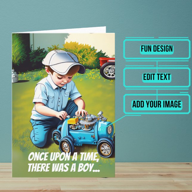 Erwachsen zu einem mechanischen Geburtstag Karte (This fun card is specifically for the mechanic friend in your life.)