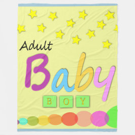 Erwachsene Baby-Decke/erwachsenes Baby Fleecedecke