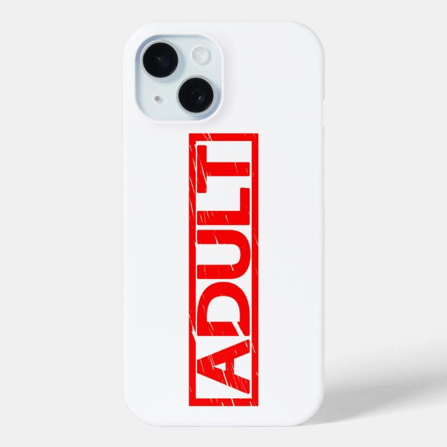 Erwachsene Briefmarke Case-Mate iPhone Hülle (Rückseite)