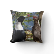 Erwachsene Elster mit Jugendlichem