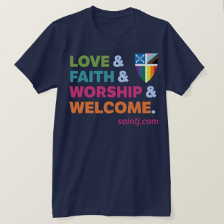 Erwachsene Farbe Willkommen Stolz + Bischöflicher T-Shirt