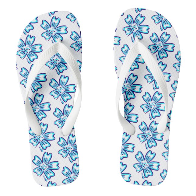 Erwachsene Flip Flops-Blume Flip Flops (Fußbett)