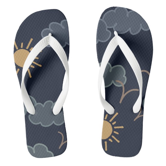 Erwachsene Flip Flops, breite Streifen Flip Flops (Fußbett)