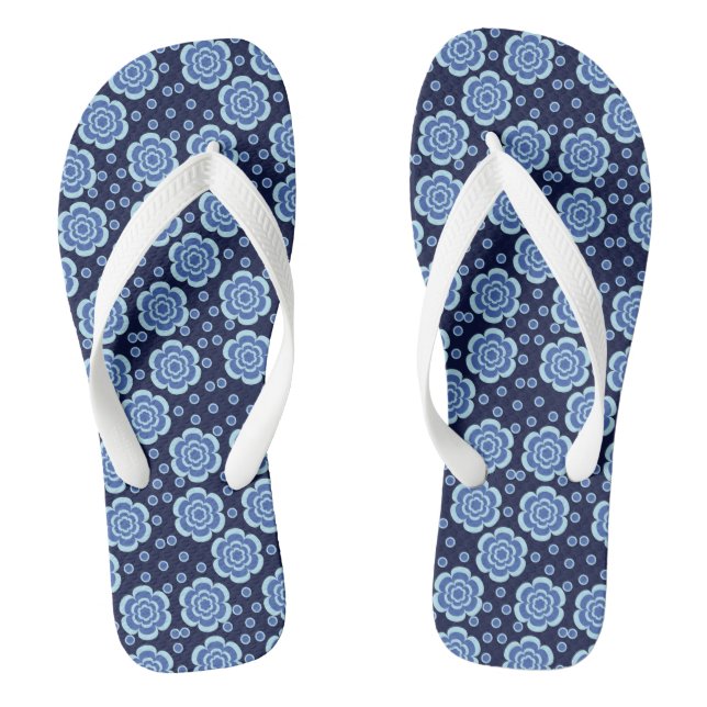 Erwachsene Flip Flops, breite Streifen Flops (Fußbett)