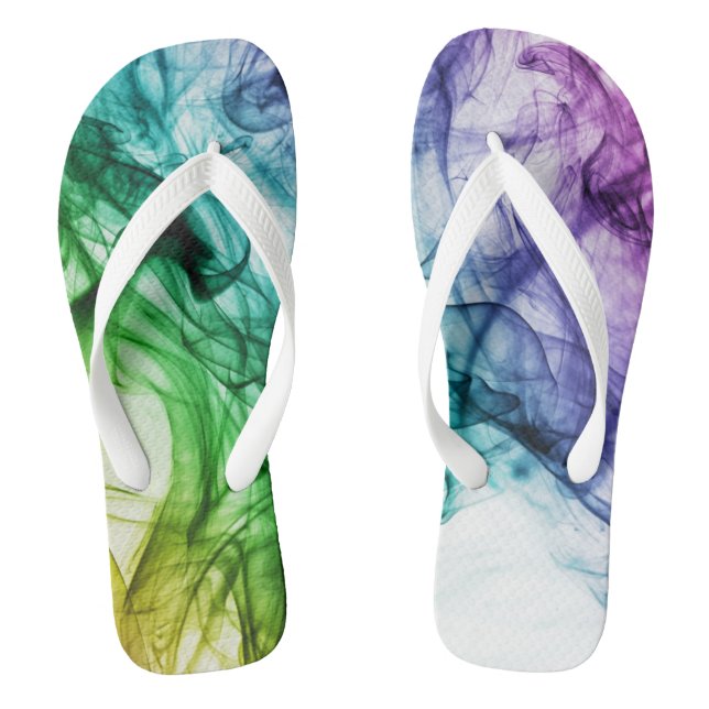 Erwachsene Flip Flops, breite Streifen Flops (Fußbett)