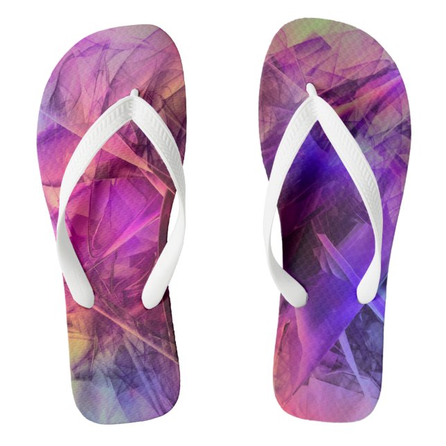 Erwachsene Flip Flops, breite Streifen Flops (Fußbett)