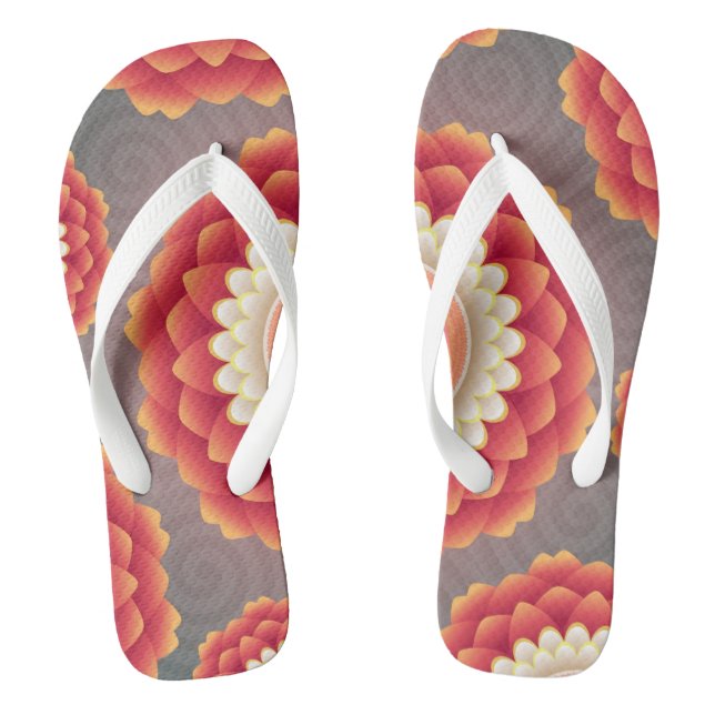 Erwachsene Flip Flops, breite Streifen Flops (Fußbett)