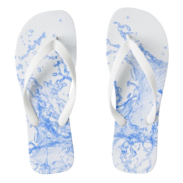 Erwachsene Flip Flops, breite Streifen Flops (Fußbett)