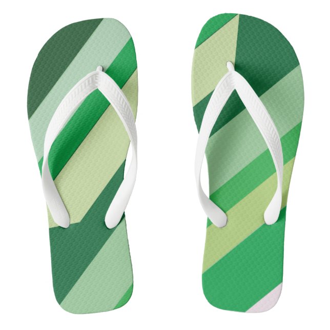 Erwachsene Flip Flops, breite Streifen Flops (Fußbett)
