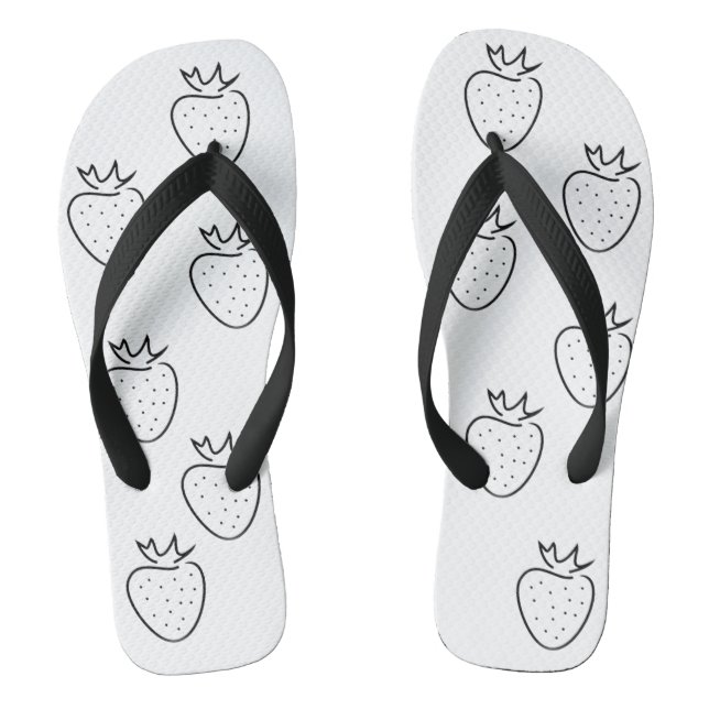 Erwachsene Flip Flops, breite Streifen, Santalia Flops (Fußbett)