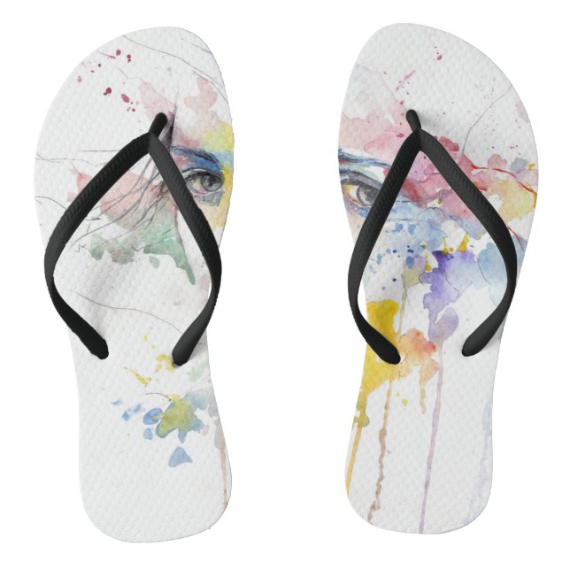 Erwachsene Flip Flops, Slim Rips Flops (Fußbett)