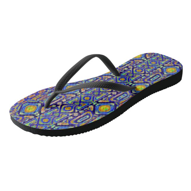 Erwachsene Flip Flops, Slim Rips Flops (Schrägansicht)