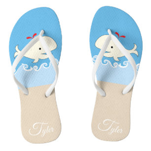 Erwachsene Flip-Flops "Wal, Wal, Wal" Flip Flops